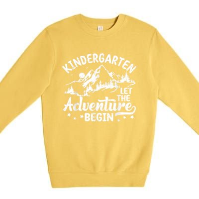 First Day Of Kindergarten 1st Day Of School Kids Teachers Premium Crewneck Sweatshirt