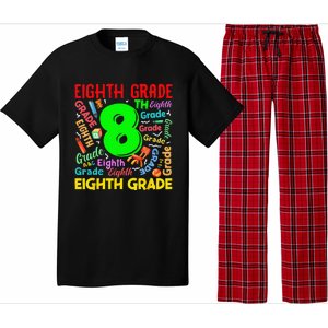 First Day Of Eighth 8th Grade Back To School Teacher Student Pajama Set