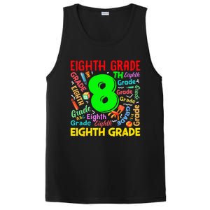 First Day Of Eighth 8th Grade Back To School Teacher Student PosiCharge Competitor Tank