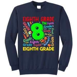 First Day Of Eighth 8th Grade Back To School Teacher Student Sweatshirt