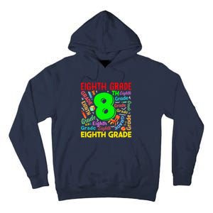 First Day Of Eighth 8th Grade Back To School Teacher Student Tall Hoodie