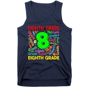 First Day Of Eighth 8th Grade Back To School Teacher Student Tank Top