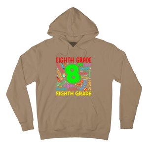 First Day Of Eighth 8th Grade Back To School Teacher Student Hoodie