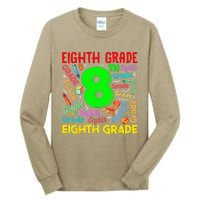 First Day Of Eighth 8th Grade Back To School Teacher Student Tall Long Sleeve T-Shirt