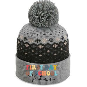 First Day Of School Vibes The Baniff Cuffed Pom Beanie