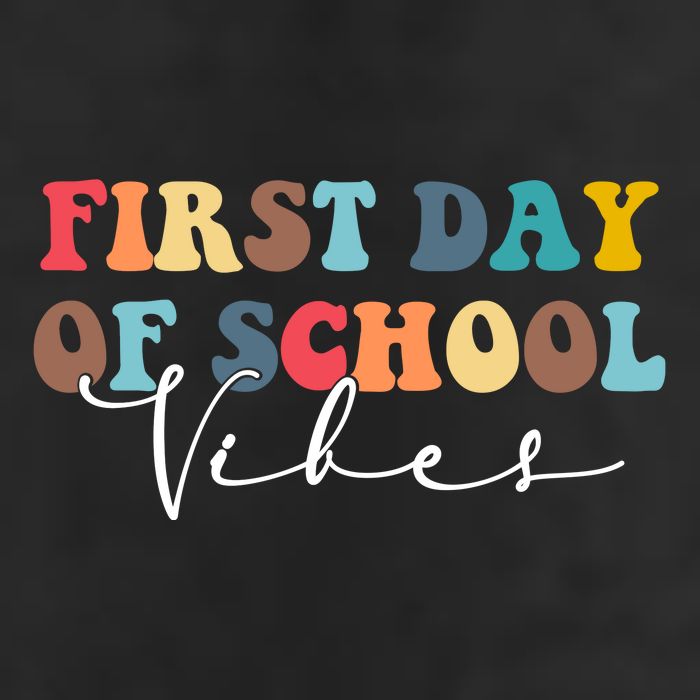 First Day Of School Vibes 7 Panel Mesh Trucker Snapback Hat
