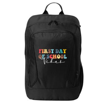 First Day Of School Vibes City Backpack