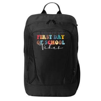 First Day Of School Vibes City Backpack