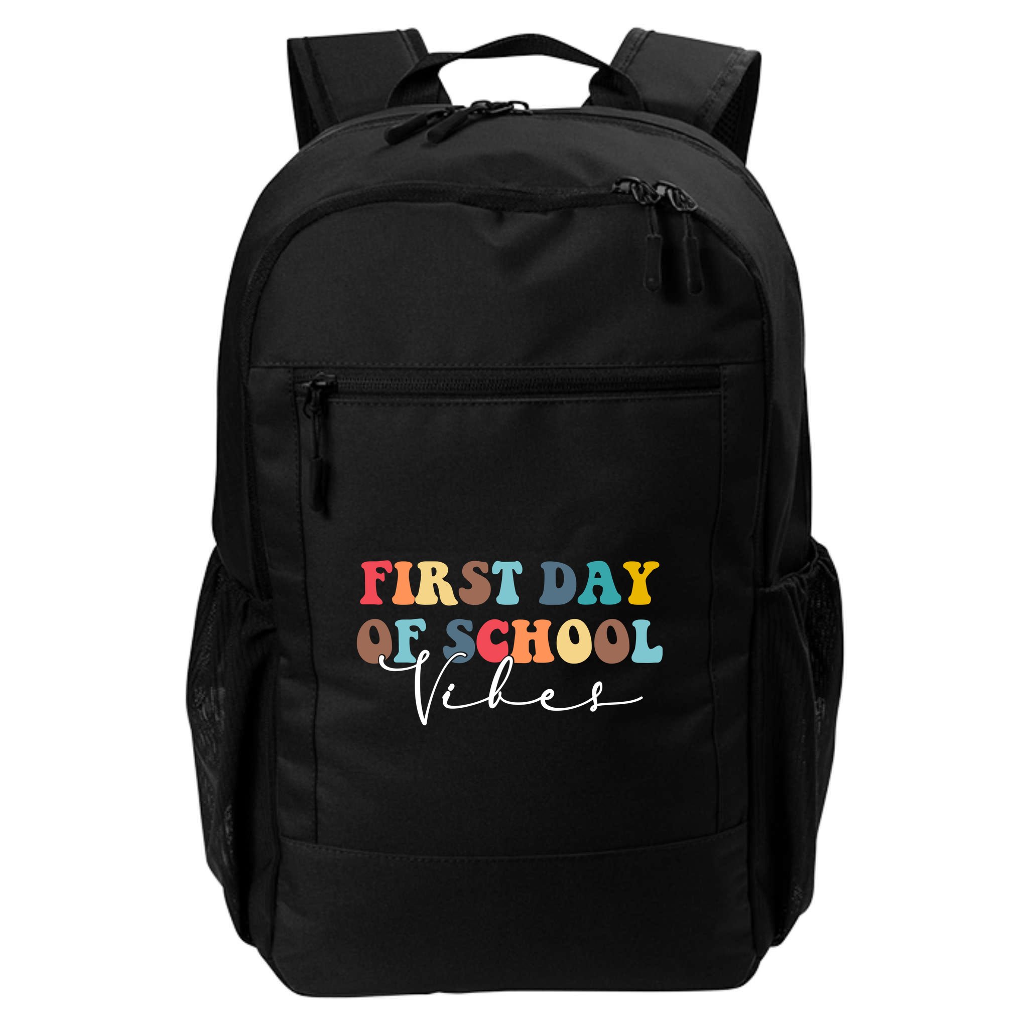 First Day Of School Vibes Backpack
