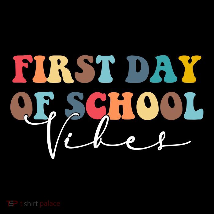 First Day Of School Vibes Toddler Sweatshirt