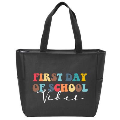 First Day Of School Vibes Zip Tote Bag
