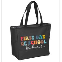 First Day Of School Vibes Zip Tote Bag