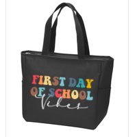 First Day Of School Vibes Zip Tote Bag
