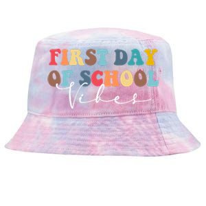 First Day Of School Vibes Tie-Dyed Bucket Hat