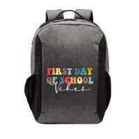 First Day Of School Vibes Vector Backpack