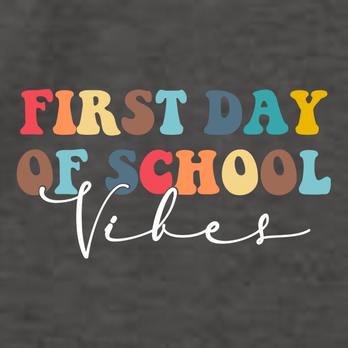 First Day Of School Vibes Vector Backpack
