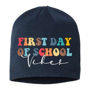 First Day Of School Vibes Sustainable Beanie