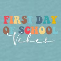First Day Of School Vibes Sueded Cloud Jersey T-Shirt