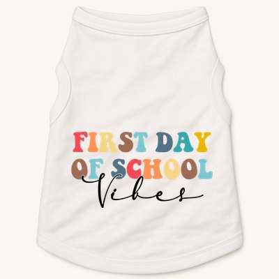 First Day Of School Vibes Doggie Tank