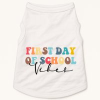 First Day Of School Vibes Doggie Tank