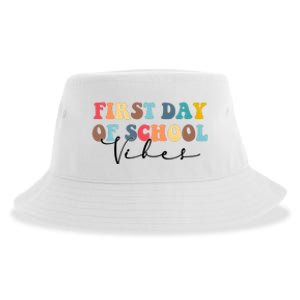 First Day Of School Vibes Sustainable Bucket Hat