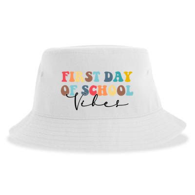 First Day Of School Vibes Sustainable Bucket Hat