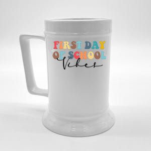 First Day Of School Vibes Beer Stein