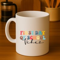 First Day Of School Vibes Mug