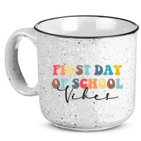 First Day Of School Vibes 15oz Campfire Ceramic Mug