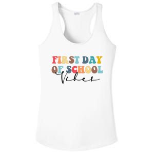 First Day Of School Vibes Ladies PosiCharge Competitor Racerback Tank