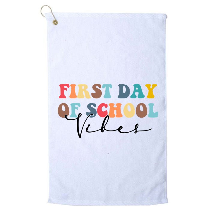 First Day Of School Vibes Golf Towel