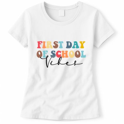 First Day Of School Vibes Womens T-Shirt