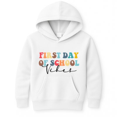 First Day Of School Vibes Kids Hoodie
