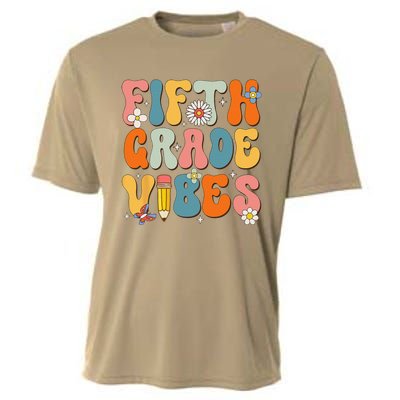 First Day Of School Fifth Grade Vibes Back To School Cooling Performance Crew T-Shirt