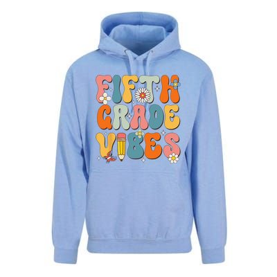 First Day Of School Fifth Grade Vibes Back To School Unisex Surf Hoodie