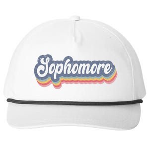 First Day Of School Sophomore High School 1st Day 10th Grade Snapback Five-Panel Rope Hat