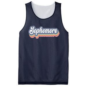 First Day Of School Sophomore High School 1st Day 10th Grade Mesh Reversible Basketball Jersey Tank