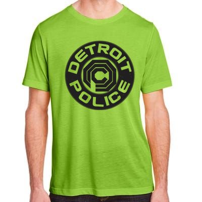 Futuristic Detroit Police Logo Emblem Adult ChromaSoft Performance T-Shirt