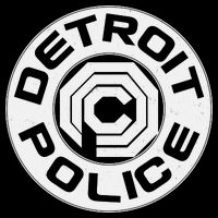 Futuristic Detroit Police Logo Emblem Baby Bodysuit