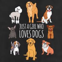Fun Dog Puppy Lover Themed | Cute Just A Girl Who Loves Dogs Hat