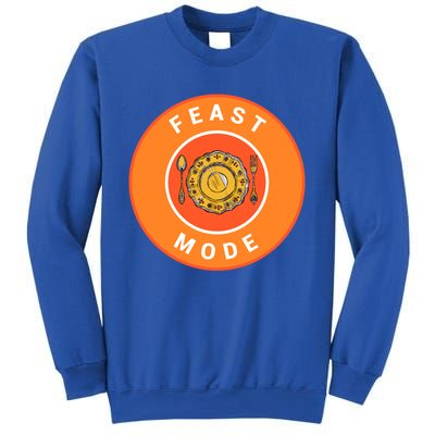 Funny Dinner Plate Thanksgiving Feast Mode Gift Sweatshirt