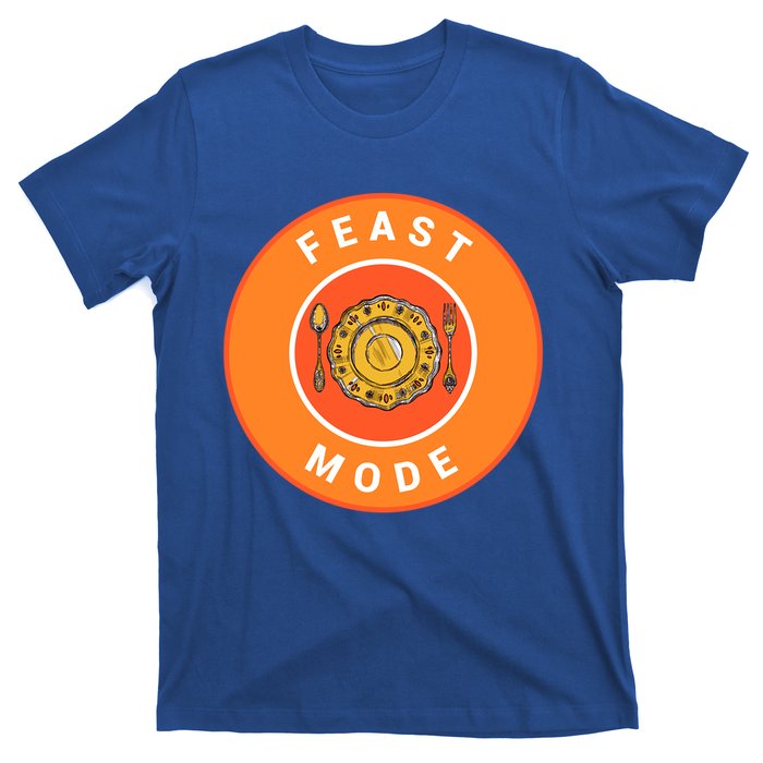 Funny Dinner Plate Thanksgiving Feast Mode Gift T-Shirt