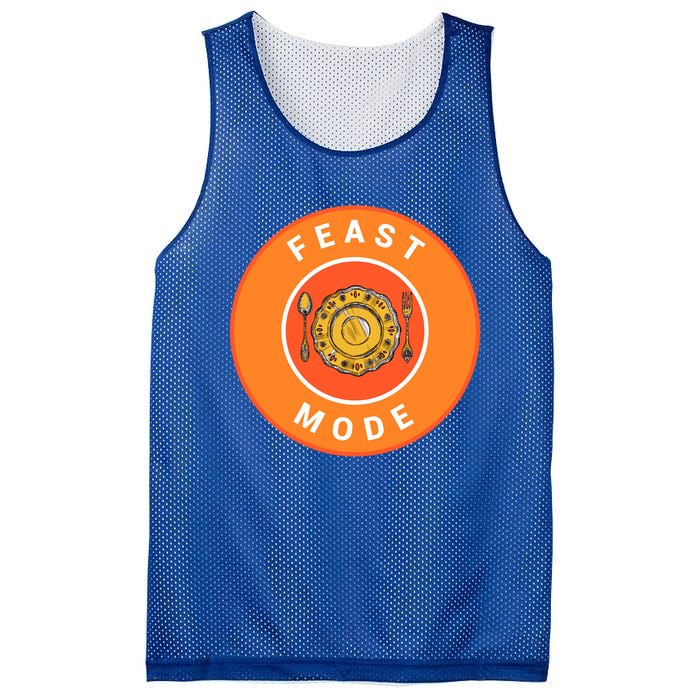 Funny Dinner Plate Thanksgiving Feast Mode Gift Mesh Reversible Basketball Jersey Tank