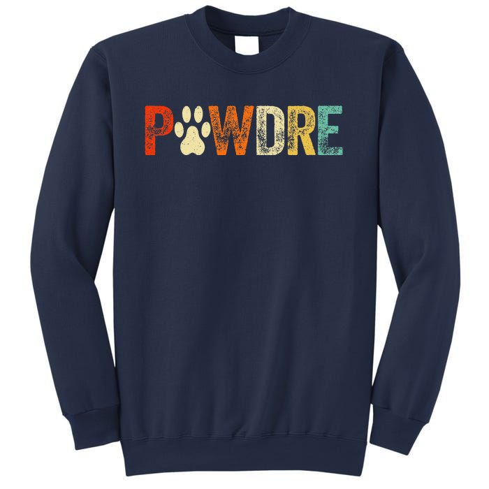 Fathers Day Pawdre Dog Cat Paw Dad Funny Sweatshirt