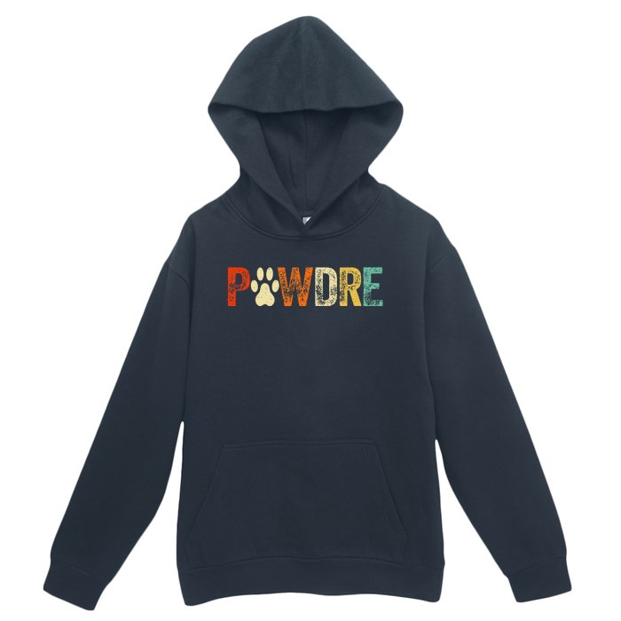 Fathers Day Pawdre Dog Cat Paw Dad Funny Urban Pullover Hoodie