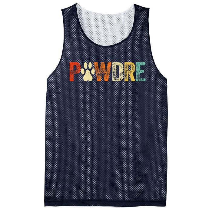 Fathers Day Pawdre Dog Cat Paw Dad Funny Mesh Reversible Basketball Jersey Tank