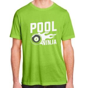 Father's Day Pool Ninja Billiards Player Gift For Dad Adult ChromaSoft Performance T-Shirt