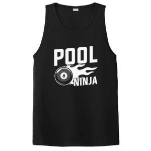 Father's Day Pool Ninja Billiards Player Gift For Dad PosiCharge Competitor Tank