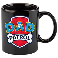 Funny Dad Patrol Dog Dad Tee 11oz C Handle Ceramic Mug