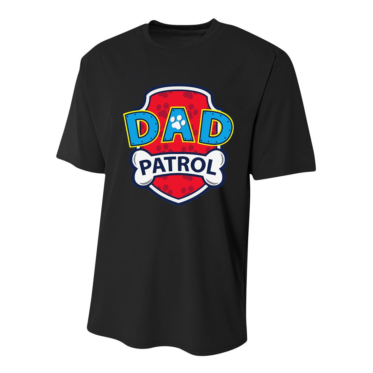 Funny Dad Patrol Dog Dad Tee Youth Performance Sprint T-Shirt